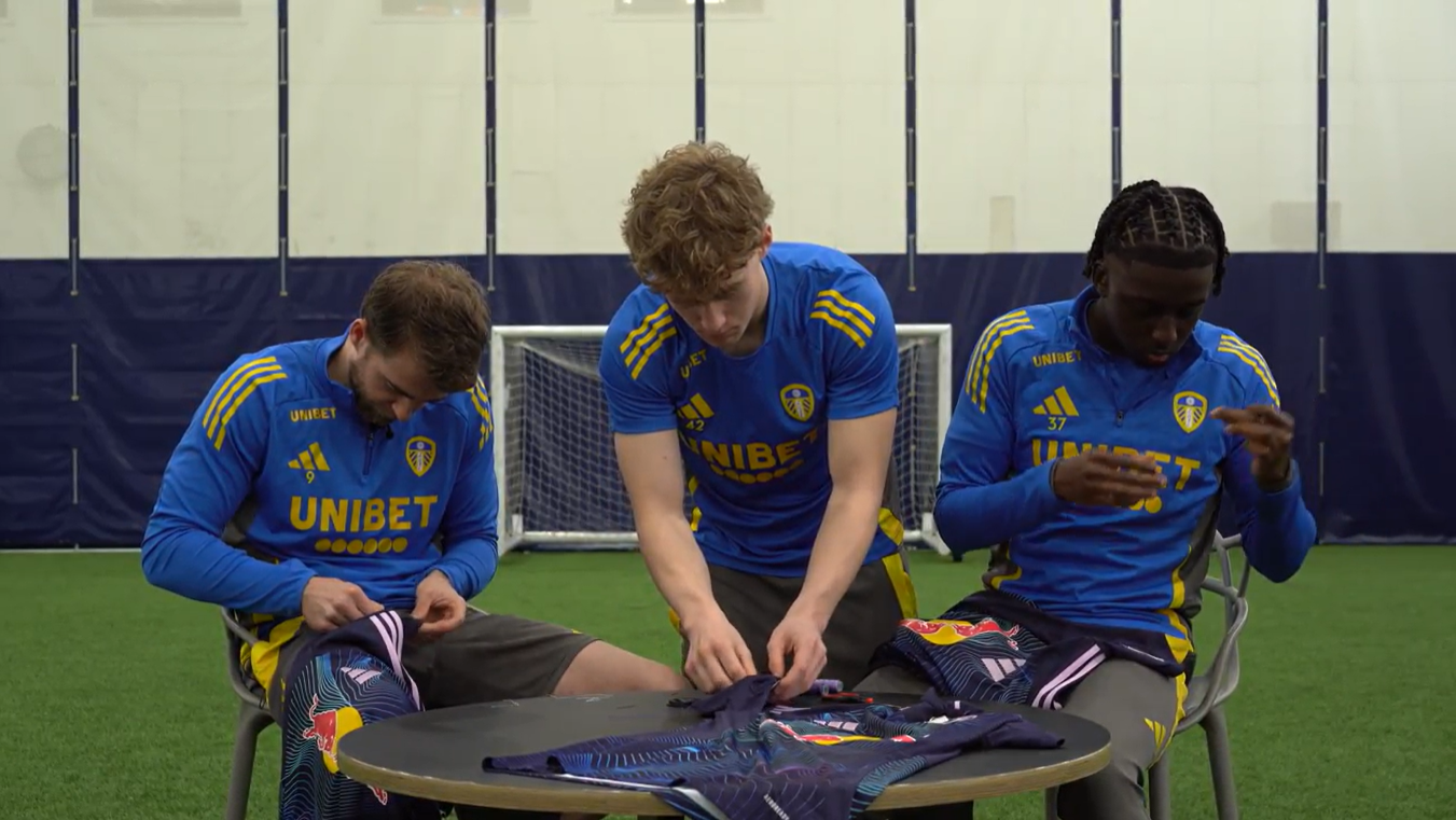 Sowing activity with Leeds players